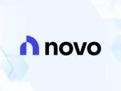 Review graphic featuring the logo of Novo.