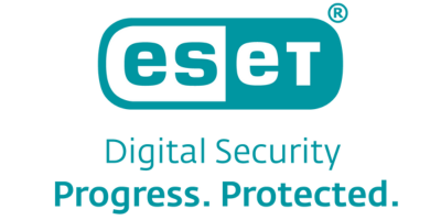 ESET digital security logo.